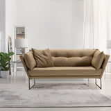 Canapea fixă 2 locuri Relax - Cotton, Diverse culori, 175x88x80 cm - Maro deschis | SKU: 825BLC1332 | Canapea fixă 2 locuri Relax - Cotton, 175x88x80 cm, varianta Maro deschis, produs pentru amenajarea locuinței, disponibil online în România la CasaMob