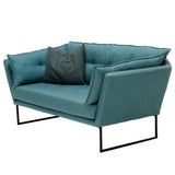 Canapea fixă 2 locuri Relax - Cotton, Diverse culori, 175x88x80 cm - Albastru deschis | SKU: 825BLC1333 | Canapea fixă 2 locuri Relax - Cotton, 175x88x80 cm, varianta Albastru deschis, produs pentru amenajarea locuinței, disponibil online în România la CasaMob
