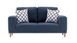 Canapea fixă Franz, Diverse culori, Diverse configurații, Diverse dimensiuni - Albastru închis - 162x82x87 cm - 2 locuri | SKU: 825BLC1398 | Canapea fixă Franz, varianta Albastru închis - 162x82x87 cm - 2 locuri, produs pentru amenajarea locuinței, disponibil online în România la CasaMob