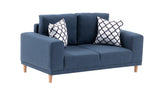 Canapea fixă Franz, Diverse culori, Diverse configurații, Diverse dimensiuni - Albastru închis - 162x82x87 cm - 2 locuri | SKU: 825BLC1398 | Canapea fixă Franz, varianta Albastru închis - 162x82x87 cm - 2 locuri, produs pentru amenajarea locuinței, disponibil online în România la CasaMob