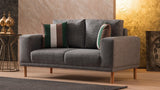 Canapea fixă Franz, Diverse culori, Diverse configurații, Diverse dimensiuni - Gri - 162x82x87 cm - 2 locuri | SKU: 825BLC1396 | Canapea fixă Franz, varianta Gri - 162x82x87 cm - 2 locuri, produs pentru amenajarea locuinței, disponibil online în România la CasaMob