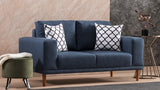 Canapea fixă Franz, Diverse culori, Diverse configurații, Diverse dimensiuni - Albastru închis - 162x82x87 cm - 2 locuri | SKU: 825BLC1398 | Canapea fixă Franz, varianta Albastru închis - 162x82x87 cm - 2 locuri, produs pentru amenajarea locuinței, disponibil online în România la CasaMob