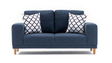 Canapea fixă Franz, Diverse culori, Diverse configurații, Diverse dimensiuni - Albastru închis - 162x82x87 cm - 2 locuri | SKU: 825BLC1398 | Canapea fixă Franz, varianta Albastru închis - 162x82x87 cm - 2 locuri, produs pentru amenajarea locuinței, disponibil online în România la CasaMob