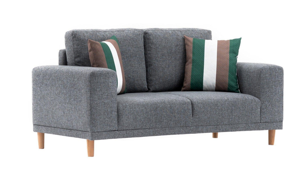 Canapea fixă Franz, Diverse culori, Diverse configurații, Diverse dimensiuni - Gri - 162x82x87 cm - 2 locuri | SKU: 825BLC1396 | Canapea fixă Franz, varianta Gri - 162x82x87 cm - 2 locuri, produs pentru amenajarea locuinței, disponibil online în România la CasaMob