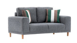 Canapea fixă Franz, Diverse culori, Diverse configurații, Diverse dimensiuni - Gri - 162x82x87 cm - 2 locuri | SKU: 825BLC1396 | Canapea fixă Franz, varianta Gri - 162x82x87 cm - 2 locuri, produs pentru amenajarea locuinței, disponibil online în România la CasaMob