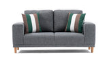 Canapea fixă Franz, Diverse culori, Diverse configurații, Diverse dimensiuni - Gri - 162x82x87 cm - 2 locuri | SKU: 825BLC1396 | Canapea fixă Franz, varianta Gri - 162x82x87 cm - 2 locuri, produs pentru amenajarea locuinței, disponibil online în România la CasaMob