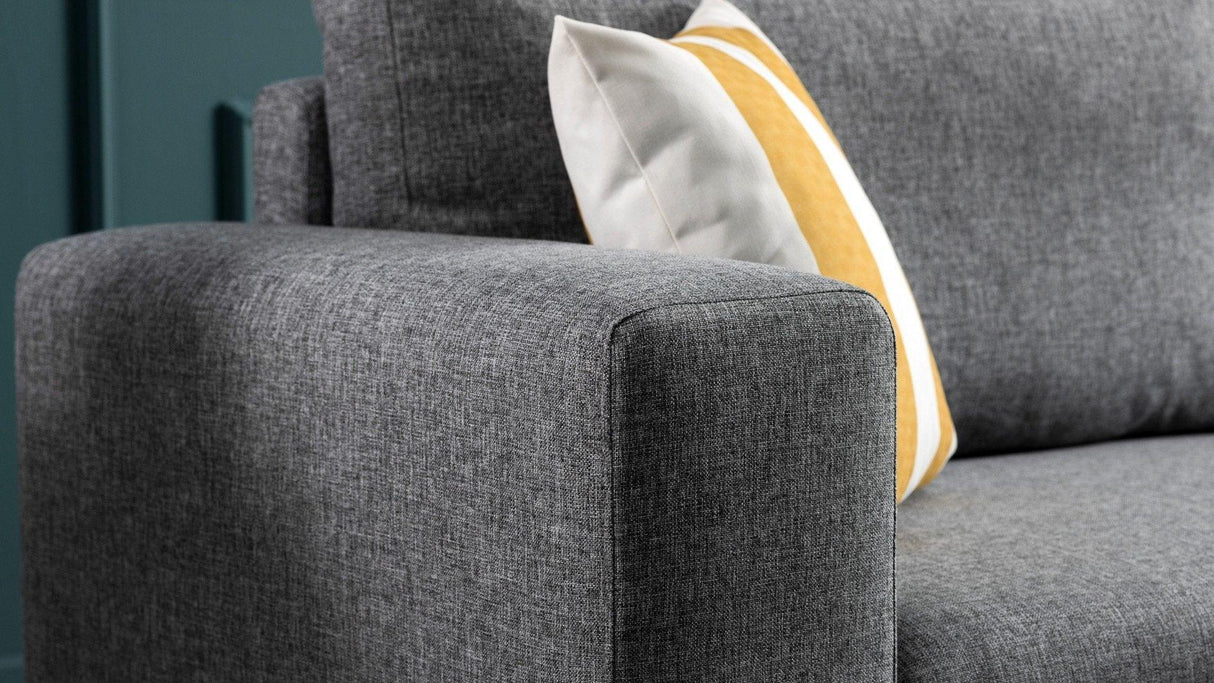 Canapea fixă Franz, Diverse culori, Diverse configurații, Diverse dimensiuni - Gri - 220x82x87 cm - 3 locuri | SKU: 825BLC1399 | Canapea fixă Franz, varianta Gri - 220x82x87 cm - 3 locuri, produs pentru amenajarea locuinței, disponibil online în România la CasaMob