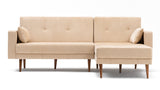 Canapea extensibilă Dublin, Colț, Dreapta, Diverse culori, 220x180x90 cm - Crem | SKU: 825BLC1412 | Canapea extensibilă Dublin, Colț, Dreapta, 220x180x90 cm, varianta Crem, produs pentru amenajarea locuinței, disponibil online în România la CasaMob