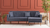 Canapea extensibilă Dublin, Colț, Dreapta, Diverse culori, 220x180x90 cm - Fumuriu | SKU: 825BLC1416 | Canapea extensibilă Dublin, Colț, Dreapta, 220x180x90 cm, varianta Fumuriu, produs pentru amenajarea locuinței, disponibil online în România la CasaMob
