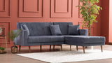 Canapea extensibilă Dublin, Colț, Dreapta, Diverse culori, 220x180x90 cm - Fumuriu | SKU: 825BLC1416 | Canapea extensibilă Dublin, Colț, Dreapta, 220x180x90 cm, varianta Fumuriu, produs pentru amenajarea locuinței, disponibil online în România la CasaMob