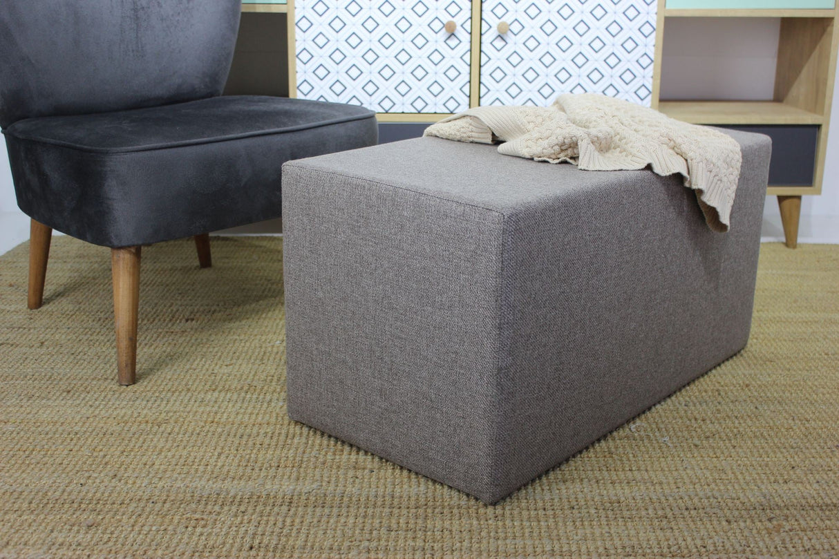 Taburet Uzun Puf, Diverse culori, 80x42x40 cm - Maro | SKU: 825BLC1459 | Taburet Uzun Puf, 80x42x40 cm, varianta Maro, produs pentru amenajarea locuinței, disponibil online în România la CasaMob