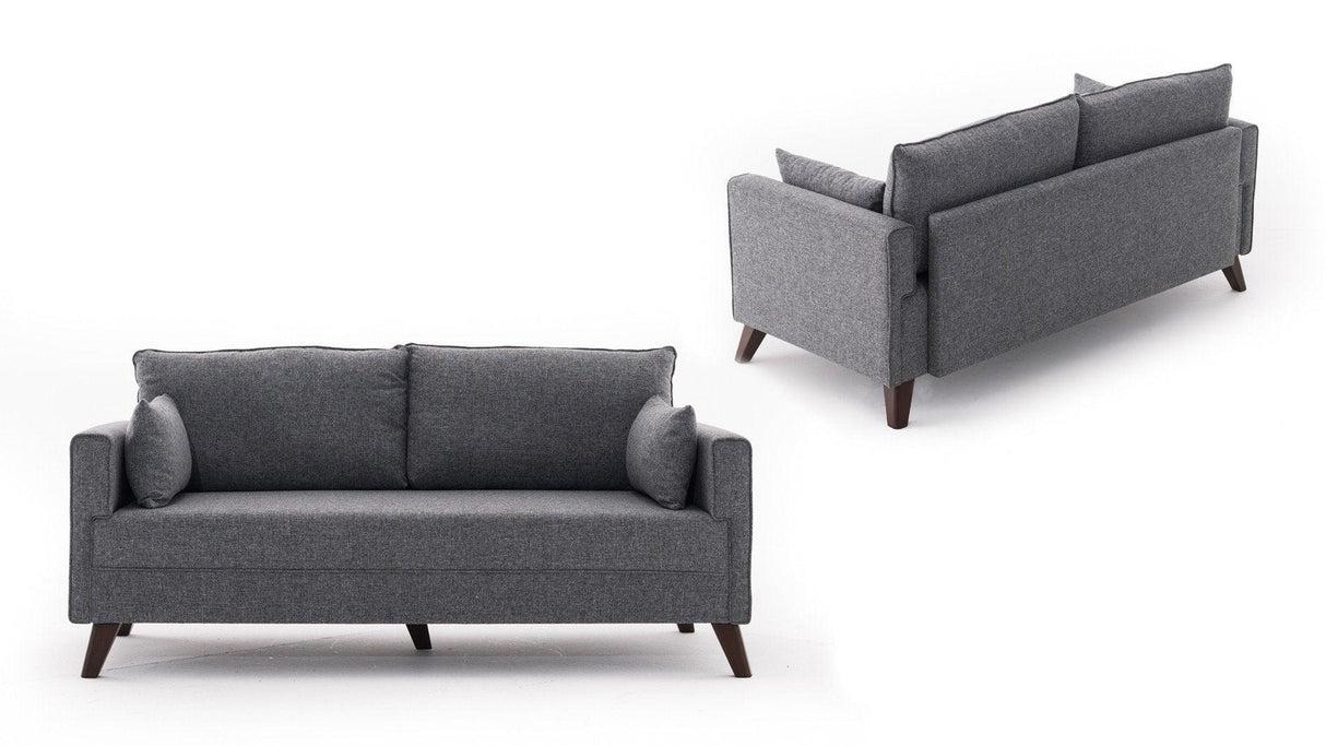 Canapea fixă 2 locuri Bella For 2 Pr, Diverse culori, 177x81x85 cm - Gri | SKU: 825BLC1498 | Canapea fixă 2 locuri Bella For 2 Pr, 177x81x85 cm, varianta Gri, produs pentru amenajarea locuinței, disponibil online în România la CasaMob