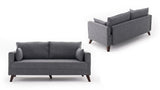 Canapea fixă 2 locuri Bella For 2 Pr, Diverse culori, 177x81x85 cm - Gri | SKU: 825BLC1498 | Canapea fixă 2 locuri Bella For 2 Pr, 177x81x85 cm, varianta Gri, produs pentru amenajarea locuinței, disponibil online în România la CasaMob