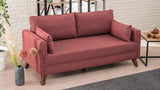 Canapea fixă 2 locuri Bella For 2 Pr, Diverse culori, 177x81x85 cm - Bordo | SKU: 825BLC1515 | Canapea fixă 2 locuri Bella For 2 Pr, 177x81x85 cm, varianta Bordo, produs pentru amenajarea locuinței, disponibil online în România la CasaMob