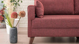 Canapea fixă 2 locuri Bella For 2 Pr, Diverse culori, 177x81x85 cm - Bordo | SKU: 825BLC1515 | Canapea fixă 2 locuri Bella For 2 Pr, 177x81x85 cm, varianta Bordo, produs pentru amenajarea locuinței, disponibil online în România la CasaMob