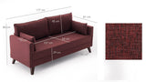 Canapea fixă 2 locuri Bella For 2 Pr, Diverse culori, 177x81x85 cm - Bordo | SKU: 825BLC1515 | Canapea fixă 2 locuri Bella For 2 Pr, 177x81x85 cm, varianta Bordo, produs pentru amenajarea locuinței, disponibil online în România la CasaMob