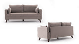 Canapea fixă 2 locuri Bella For 2 Pr, Diverse culori, 177x81x85 cm - Crem | SKU: 825BLC1507 | Canapea fixă 2 locuri Bella For 2 Pr, 177x81x85 cm, varianta Crem, produs pentru amenajarea locuinței, disponibil online în România la CasaMob