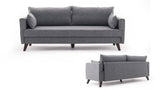 Canapea fixă 3 locuri Bella For 3 Pr, Diverse culori, 208x81x85 cm - Gri | SKU: 825BLC1499 | Canapea fixă 3 locuri Bella For 3 Pr, 208x81x85 cm, varianta Gri, produs pentru amenajarea locuinței, disponibil online în România la CasaMob