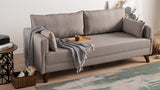 Canapea fixă 3 locuri Bella For 3 Pr, Diverse culori, 208x81x85 cm - Crem | SKU: 825BLC1508 | Canapea fixă 3 locuri Bella For 3 Pr, 208x81x85 cm, varianta Crem, produs pentru amenajarea locuinței, disponibil online în România la CasaMob