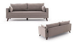 Canapea fixă 3 locuri Bella For 3 Pr, Diverse culori, 208x81x85 cm - Crem | SKU: 825BLC1508 | Canapea fixă 3 locuri Bella For 3 Pr, 208x81x85 cm, varianta Crem, produs pentru amenajarea locuinței, disponibil online în România la CasaMob