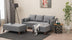 Gri închis | SKU: 825BLC1504 | Canapea extensibilă Bella, Colț, Dreapta, 205x140x85 cm, varianta Gri închis, produs pentru amenajarea locuinței, disponibil online în România la CasaMob