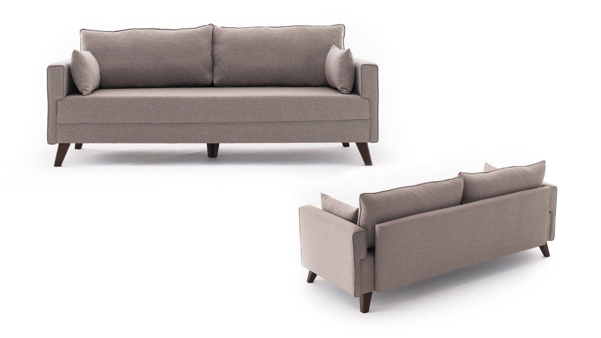 Canapea extensibilă Bella, 3 locuri, Diverse culori, 208x81x85 cm - Crem | SKU: 825BLC1509 | Canapea extensibilă Bella, 3 locuri, 208x81x85 cm, varianta Crem, produs pentru amenajarea locuinței, disponibil online în România la CasaMob