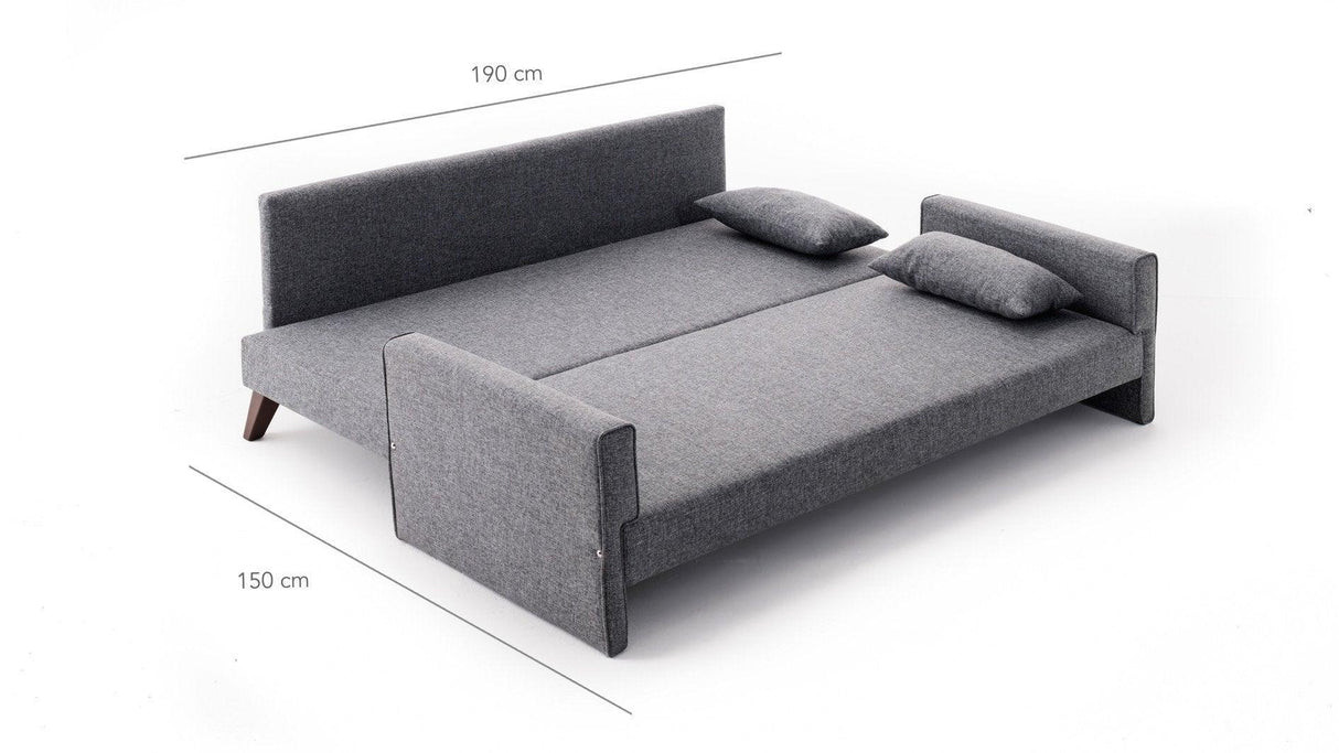 Canapea extensibilă Bella, 3 locuri, Diverse culori, 208x81x85 cm - Crem | SKU: 825BLC1509 | Canapea extensibilă Bella, 3 locuri, 208x81x85 cm, varianta Crem, produs pentru amenajarea locuinței, disponibil online în România la CasaMob