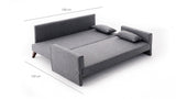 Canapea extensibilă Bella, 3 locuri, Diverse culori, 208x81x85 cm - Crem | SKU: 825BLC1509 | Canapea extensibilă Bella, 3 locuri, 208x81x85 cm, varianta Crem, produs pentru amenajarea locuinței, disponibil online în România la CasaMob