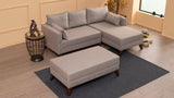 Canapea extensibilă Bella, Colț, Dreapta, Diverse culori, 205x140x85 cm - Crem | SKU: 825BLC1511 | Canapea extensibilă Bella, Colț, Dreapta, 205x140x85 cm, varianta Crem, produs pentru amenajarea locuinței, disponibil online în România la CasaMob