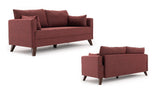 Canapea extensibilă Bella, 3 locuri, Diverse culori, 208x81x85 cm - Bordo | SKU: 825BLC1517 | Canapea extensibilă Bella, 3 locuri, 208x81x85 cm, varianta Bordo, produs pentru amenajarea locuinței, disponibil online în România la CasaMob