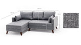 Canapea extensibilă Bella, Colț, Stânga, Diverse culori, 205x140x85 cm - Bordo | SKU: 825BLC1518 | Canapea extensibilă Bella, Colț, Stânga, 205x140x85 cm, varianta Bordo, produs pentru amenajarea locuinței, disponibil online în România la CasaMob