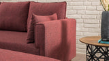 Canapea extensibilă Bella, Colț, Stânga, Diverse culori, 205x140x85 cm - Bordo | SKU: 825BLC1518 | Canapea extensibilă Bella, Colț, Stânga, 205x140x85 cm, varianta Bordo, produs pentru amenajarea locuinței, disponibil online în România la CasaMob