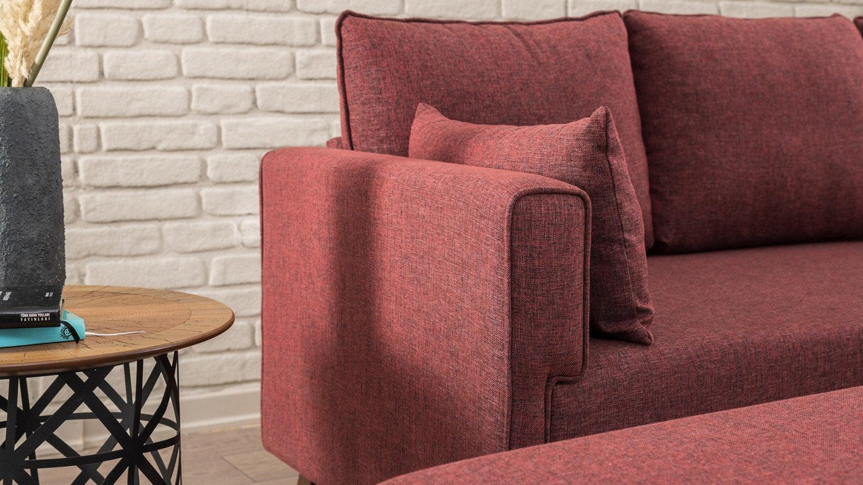 Canapea extensibilă Bella, Colț, Dreapta, Diverse culori, 205x140x85 cm - Bordo | SKU: 825BLC1519 | Canapea extensibilă Bella, Colț, Dreapta, 205x140x85 cm, varianta Bordo, produs pentru amenajarea locuinței, disponibil online în România la CasaMob