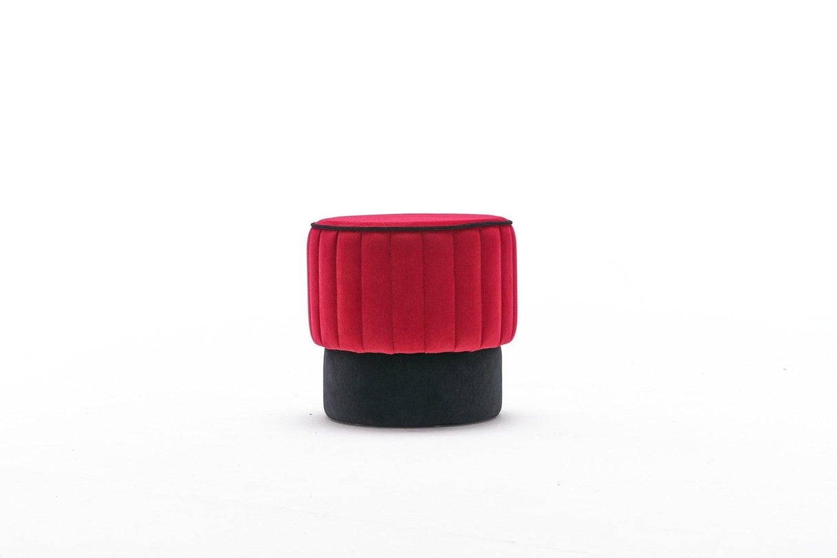 Taburet Rose Puf, Diverse culori, 40x40x40 cm - Roșu | SKU: 825BLC1643 | Taburet Rose Puf, 40x40x40 cm, varianta Roșu, produs pentru amenajarea locuinței, disponibil online în România la CasaMob