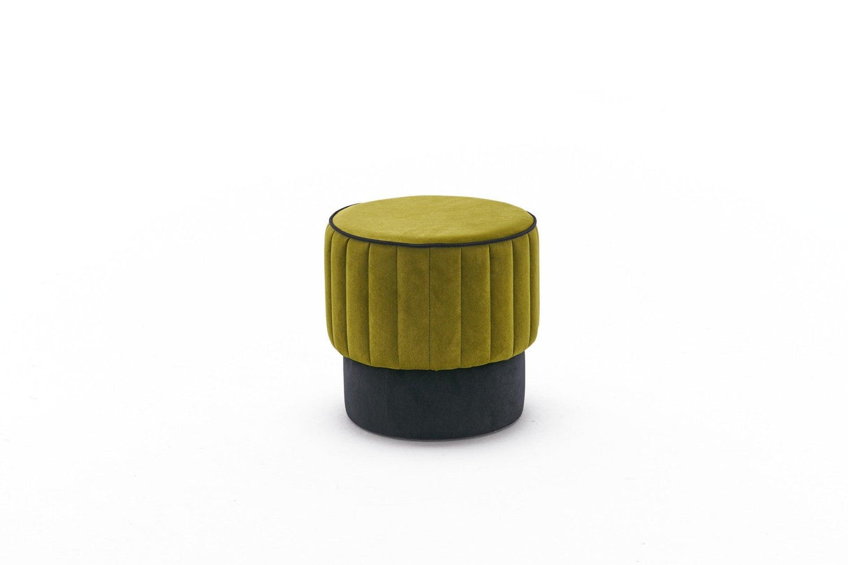 Taburet Rose Puf, Diverse culori, 40x40x40 cm - Verde | SKU: 825BLC1646 | Taburet Rose Puf, 40x40x40 cm, varianta Verde, produs pentru amenajarea locuinței, disponibil online în România la CasaMob
