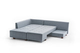 Canapea extensibilă de colț Manama, Stânga, Diverse culori, 280x206x85 cm - Albastru deschis | SKU: 825BLC2542 | Canapea extensibilă de colț Manama, Stânga, 280x206x85 cm, varianta Albastru deschis, produs pentru amenajarea locuinței, disponibil online în România la CasaMob