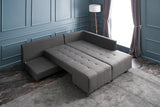 Canapea extensibilă de colț Manama, Dreapta, Diverse culori, 280x206x85 cm - Antracit | SKU: 825BLC2544 | Canapea extensibilă de colț Manama, Dreapta, 280x206x85 cm, varianta Antracit, produs pentru amenajarea locuinței, disponibil online în România la CasaMob
