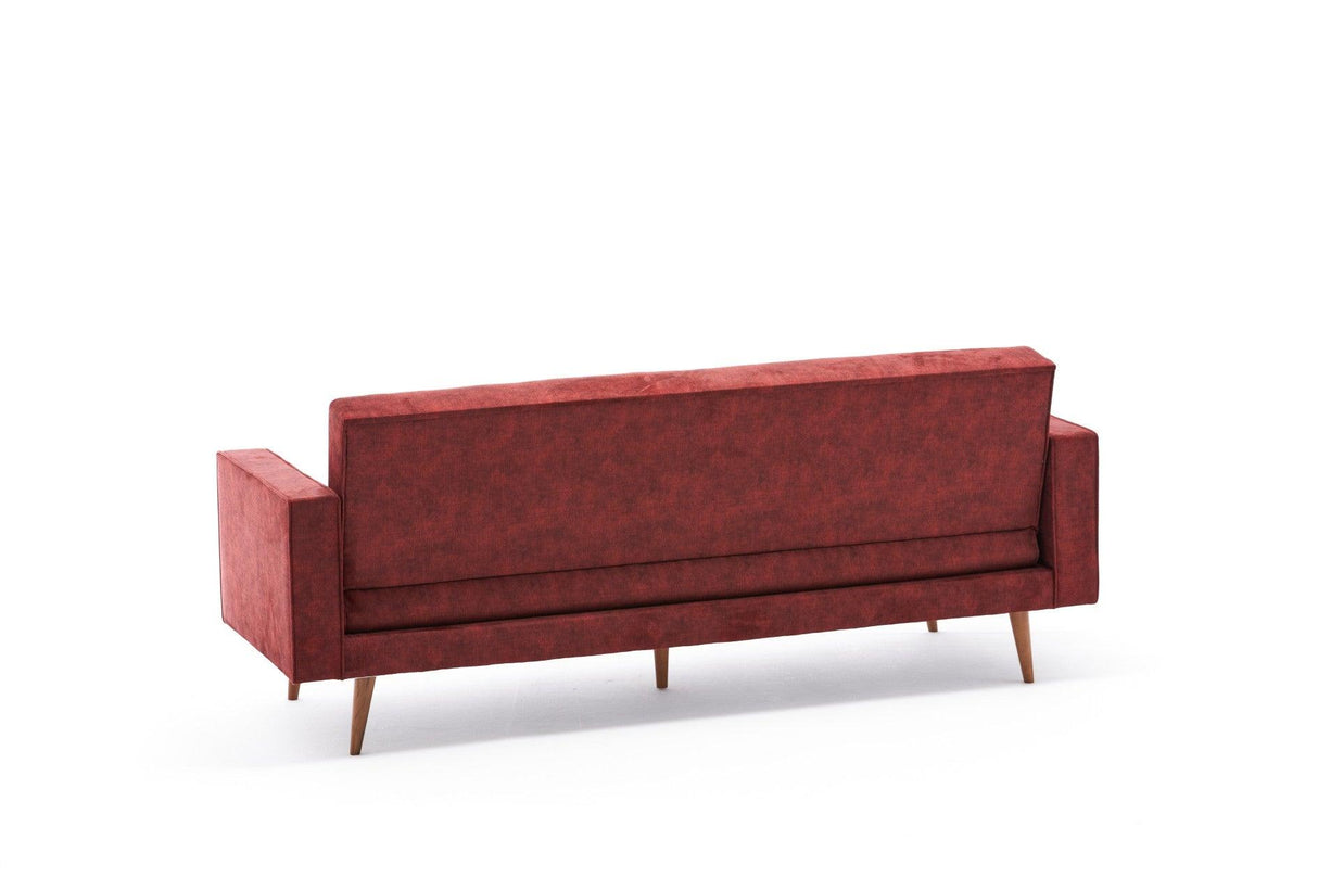 Canapea extensibilă Dublin, 3 locuri, Diverse culori, 214x75x90 cm - Roșu | SKU: 825BLC2554 | Canapea extensibilă Dublin, 3 locuri, 214x75x90 cm, varianta Roșu, produs pentru amenajarea locuinței, disponibil online în România la CasaMob