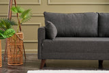 Canapea fixă 2 locuri Bella For 2 Pr, Diverse culori, 177x81x85 cm - Antracit | SKU: 825BLC2573 | Canapea fixă 2 locuri Bella For 2 Pr, 177x81x85 cm, varianta Antracit, produs pentru amenajarea locuinței, disponibil online în România la CasaMob