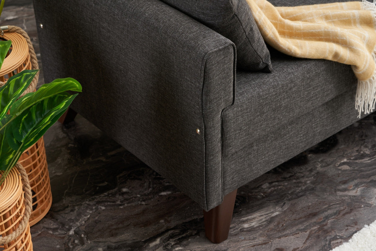 Canapea fixă 2 locuri Bella For 2 Pr, Diverse culori, 177x81x85 cm - Antracit | SKU: 825BLC2573 | Canapea fixă 2 locuri Bella For 2 Pr, 177x81x85 cm, varianta Antracit, produs pentru amenajarea locuinței, disponibil online în România la CasaMob