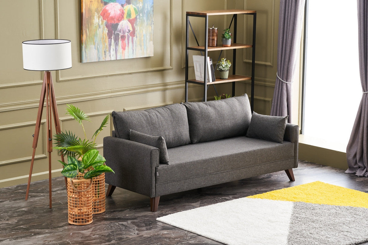 Canapea fixă 3 locuri Bella For 3 Pr, Diverse culori, 208x81x85 cm - Antracit | SKU: 825BLC2574 | Canapea fixă 3 locuri Bella For 3 Pr, 208x81x85 cm, varianta Antracit, produs pentru amenajarea locuinței, disponibil online în România la CasaMob