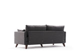 Canapea extensibilă Bella, 3 locuri, Diverse culori, 208x81x85 cm - Antracit | SKU: 825BLC2575 | Canapea extensibilă Bella, 3 locuri, 208x81x85 cm, varianta Antracit, produs pentru amenajarea locuinței, disponibil online în România la CasaMob