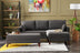 Antracit | SKU: 825BLC2578 | Canapea extensibilă Bella, Colț, Dreapta, Mini, 205x81x85 cm, varianta Antracit, produs pentru amenajarea locuinței, disponibil online în România la CasaMob