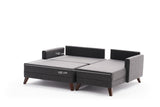 Canapea extensibilă Bella, Colț, Dreapta, Mini, Diverse culori, 205x81x85 cm - Antracit | SKU: 825BLC2578 | Canapea extensibilă Bella, Colț, Dreapta, Mini, 205x81x85 cm, varianta Antracit, produs pentru amenajarea locuinței, disponibil online în România la CasaMob
