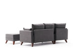 Canapea extensibilă Bella, Colț, Stânga, Mini, Diverse culori, 205x81x85 cm - Antracit | SKU: 825BLC2579 | Canapea extensibilă Bella, Colț, Stânga, Mini, 205x81x85 cm, varianta Antracit, produs pentru amenajarea locuinței, disponibil online în România la CasaMob