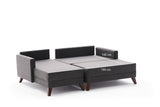 Canapea extensibilă Bella, Colț, Stânga, Mini, Diverse culori, 205x81x85 cm - Antracit | SKU: 825BLC2579 | Canapea extensibilă Bella, Colț, Stânga, Mini, 205x81x85 cm, varianta Antracit, produs pentru amenajarea locuinței, disponibil online în România la CasaMob