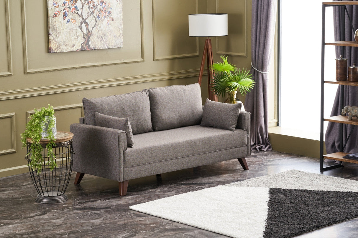 Canapea fixă 2 locuri Bella For 2 Pr, Diverse culori, 177x81x85 cm - Maro | SKU: 825BLC2581 | Canapea fixă 2 locuri Bella For 2 Pr, 177x81x85 cm, varianta Maro, produs pentru amenajarea locuinței, disponibil online în România la CasaMob