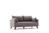 Canapea fixă 2 locuri Bella For 2 Pr, Diverse culori, 177x81x85 cm - Maro | SKU: 825BLC2581 | Canapea fixă 2 locuri Bella For 2 Pr, 177x81x85 cm, varianta Maro, produs pentru amenajarea locuinței, disponibil online în România la CasaMob