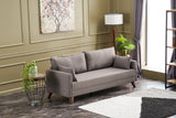 Canapea fixă 3 locuri Bella For 3 Pr, Diverse culori, 208x81x85 cm - Maro | SKU: 825BLC2582 | Canapea fixă 3 locuri Bella For 3 Pr, 208x81x85 cm, varianta Maro, produs pentru amenajarea locuinței, disponibil online în România la CasaMob