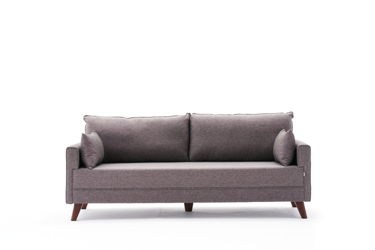 Canapea fixă 3 locuri Bella For 3 Pr, Diverse culori, 208x81x85 cm - Maro | SKU: 825BLC2582 | Canapea fixă 3 locuri Bella For 3 Pr, 208x81x85 cm, varianta Maro, produs pentru amenajarea locuinței, disponibil online în România la CasaMob